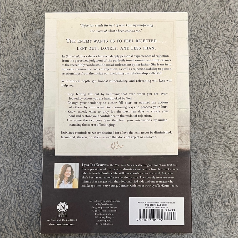 Uninvited Book - Picture 2 of 2